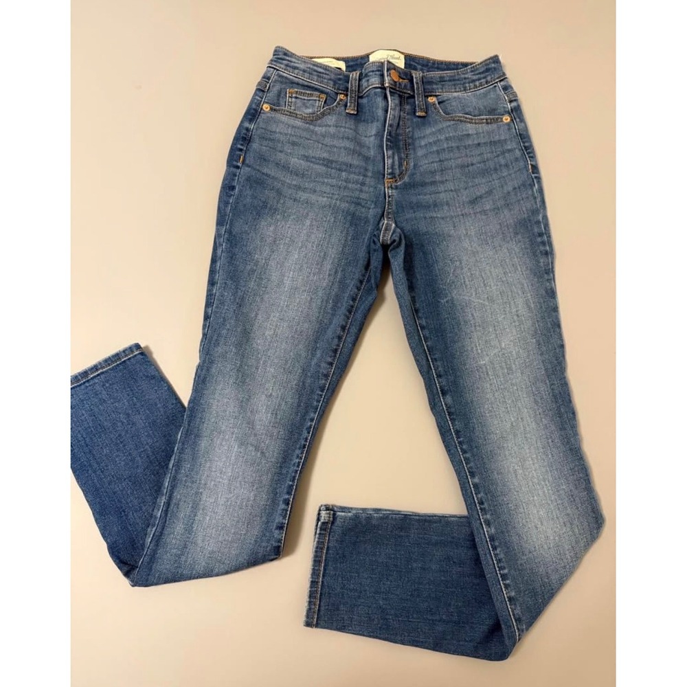 Universal Thread High Rise Skinny Jeans Womens 2/26R Medium Wash Blue Denim